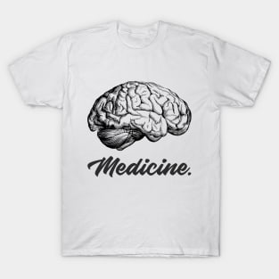 Medicine Anatomy Brain - Medical Student in Medschool T-Shirt